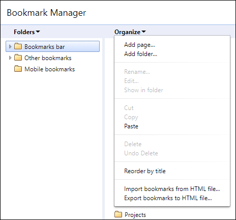 restore bookmarks in chrome for mac